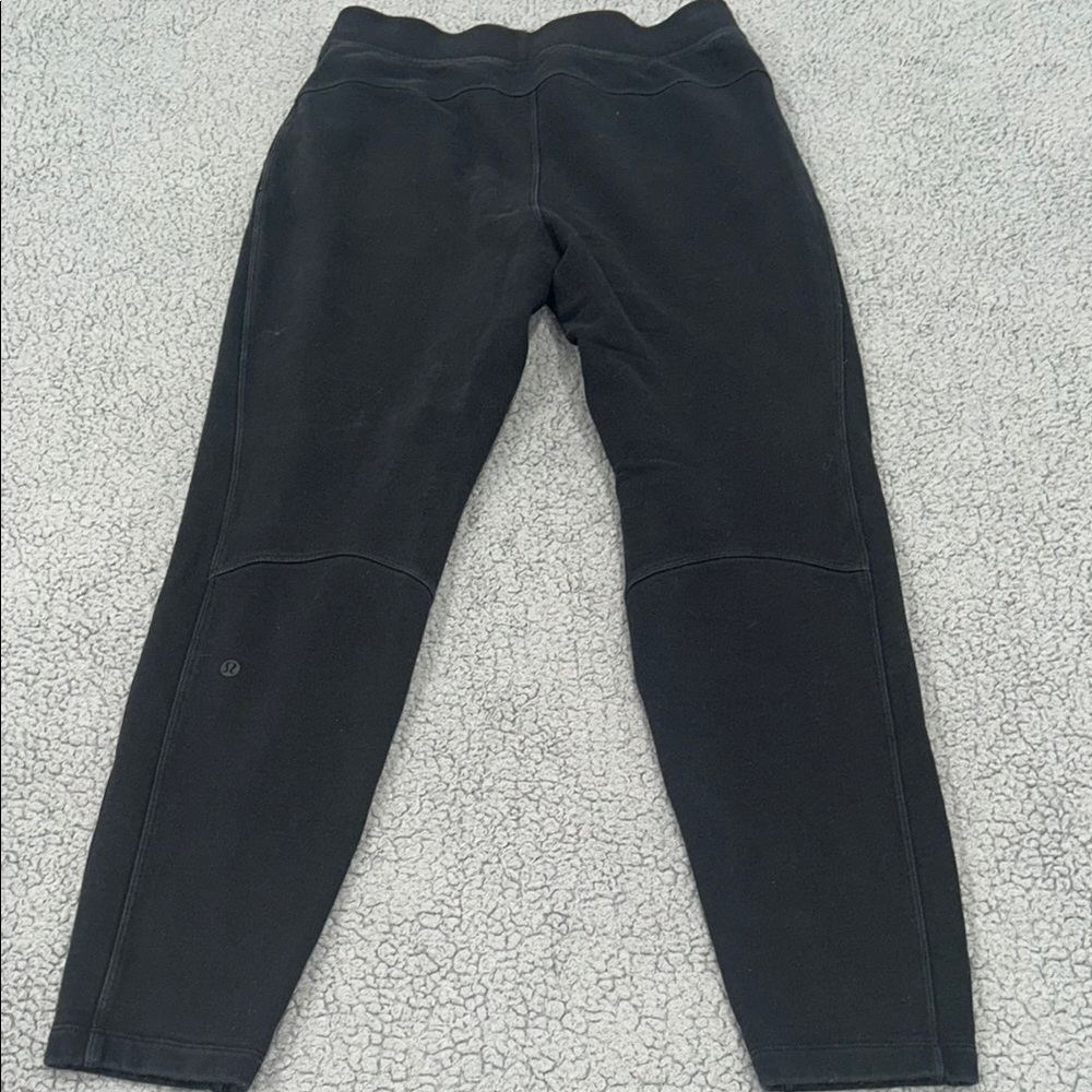 Lululemon Athletica Black Track Pants with Elastic Waistband - Picture 1 of 8